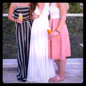 Heavenly Hues White Maxi Dress